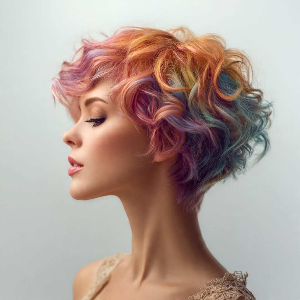 Kitty Haircut with Natural Texture Idea