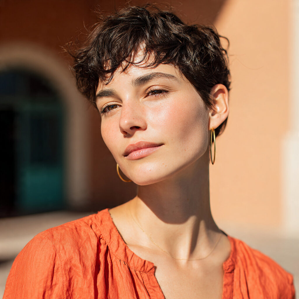 Low-Maintenance Bixie Cut Look