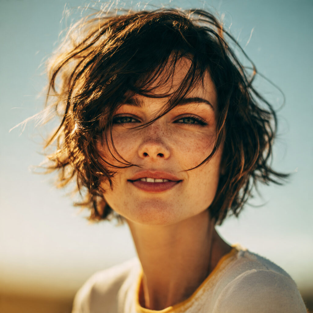 Messy Short Hairstyle Ideas