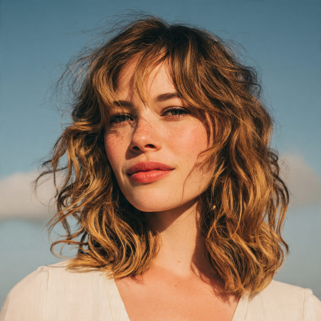 Natural Texture Wavy Holiday Hairstyle Ideas