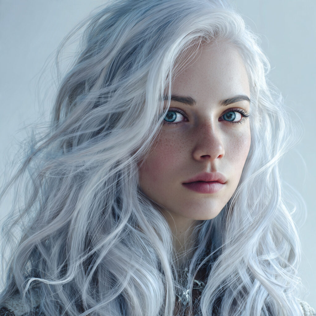 Icy Gray Waves with Dark Low Light Definition Idea