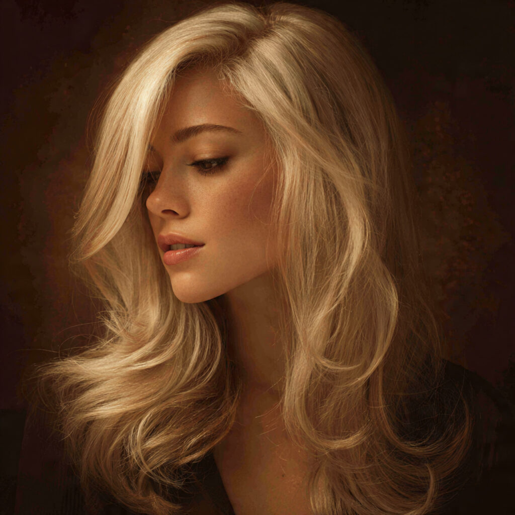 Natural Blonde Glow on Medium Brown Hair