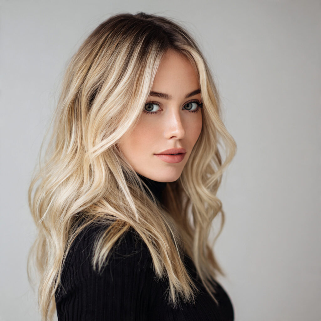 Dark Root Blonde Melt Ideas
