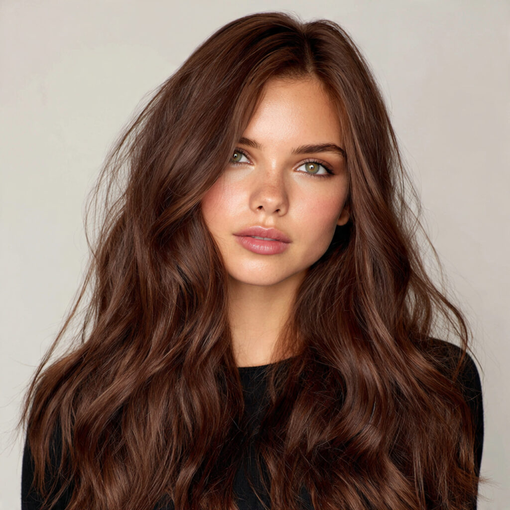 Deep Brunette Glossy Melt Ideas