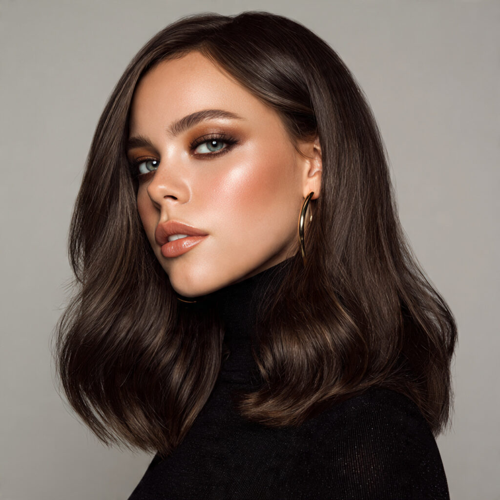 Smoky Brown Hair Color Ideas