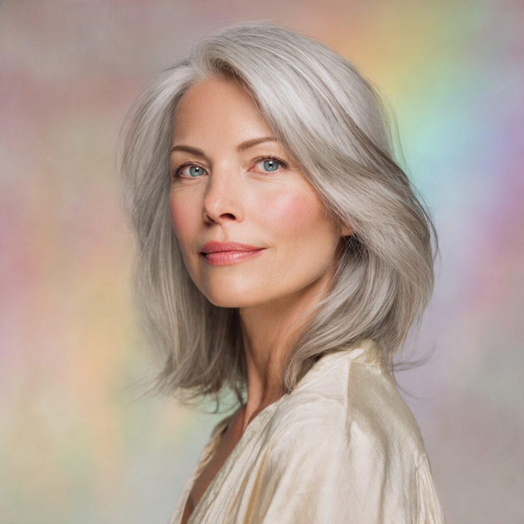 Soft Dove Gray with Neutral Low Lights Idea