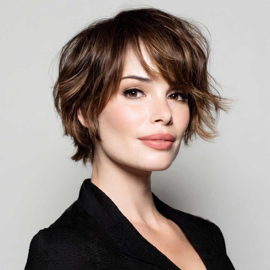 Short Feathered Wixie Cut Idea