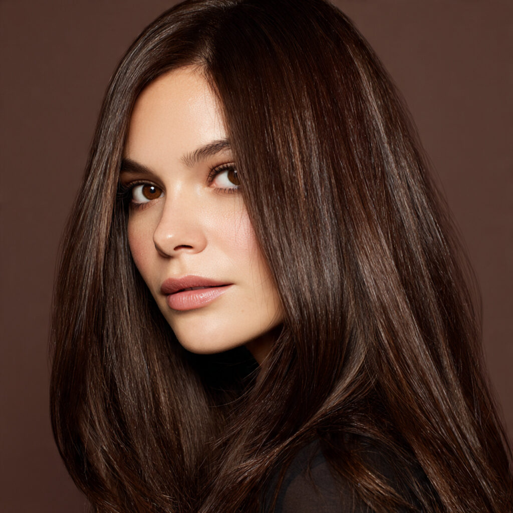 High-Shine Brunette Ideas
