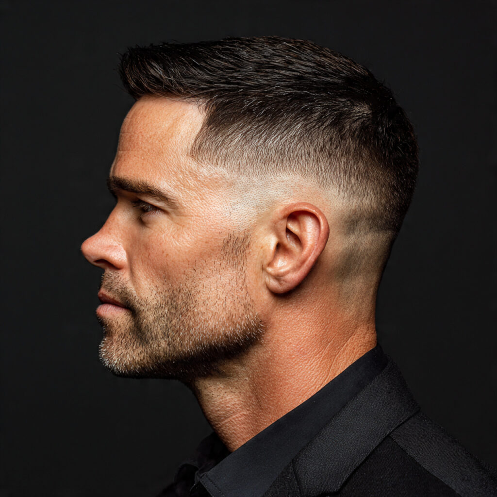 Sharp Fade Edgar Haircut Idea