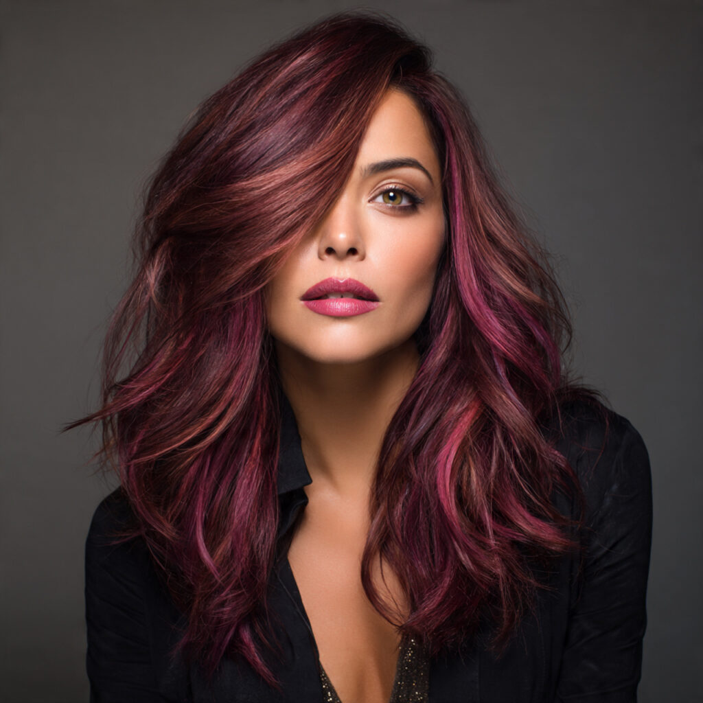34 Romantic Valentine's Hair Color 2026 Ideas That Define Modern Romance 28 Pink-Tinted Espresso Hair Color Ideas