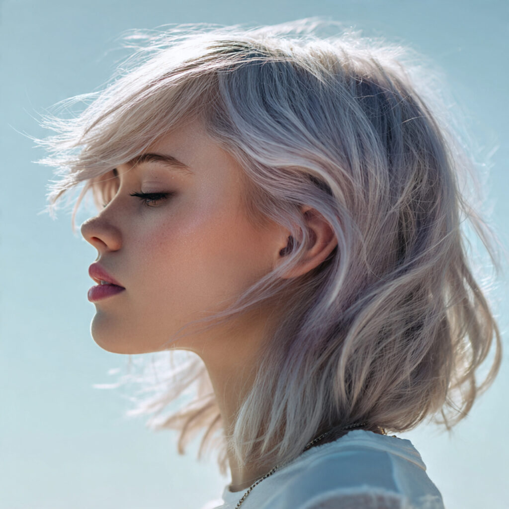 Feminine soft wolf cut idea