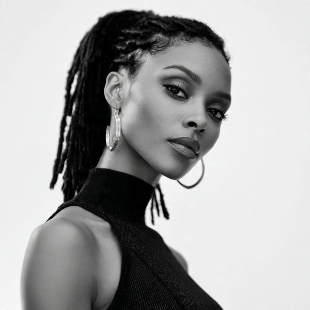 Straight Faux Locs Hairstyle Ideas