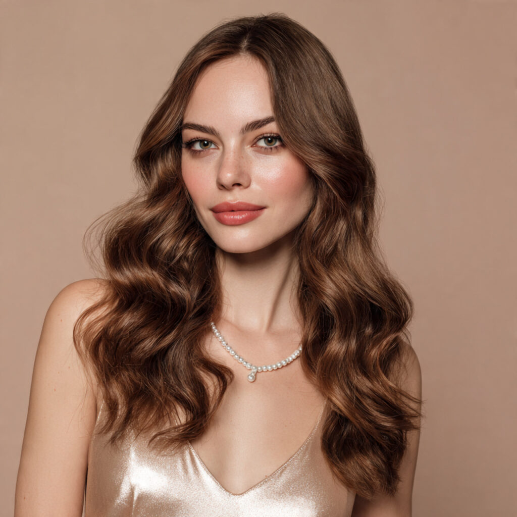 Soft Shine Wavy Holiday Hairstyle Ideas