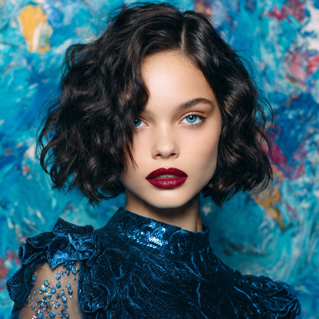 Statement Texture Wavy Holiday Hairstyle Ideas