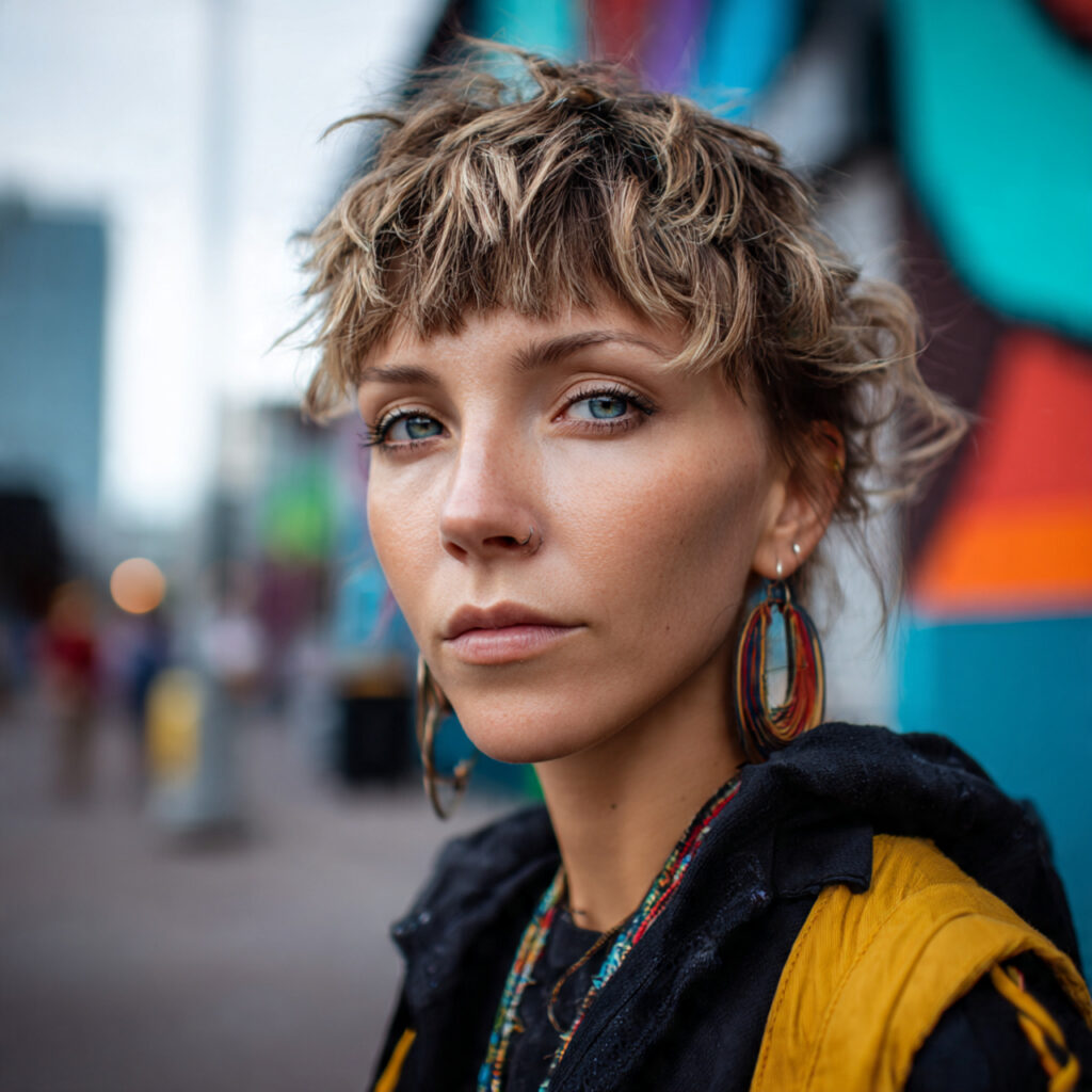 Urban street-style wolf cut idea