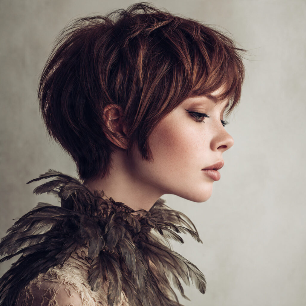 Feathered Medium Haircut Ideas