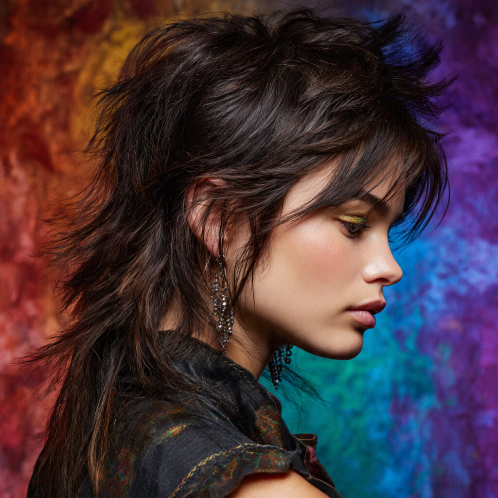 37 Creative Shaggy Mullet Hairstyle Women Ideas for Every Style 3 Textured Shaggy Mullet with Wispy Ends Ideas