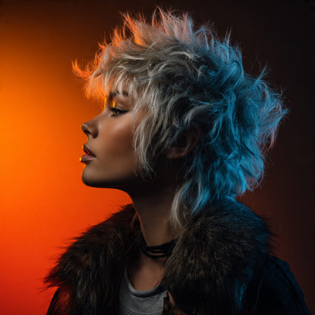 High-volume wolf cut idea