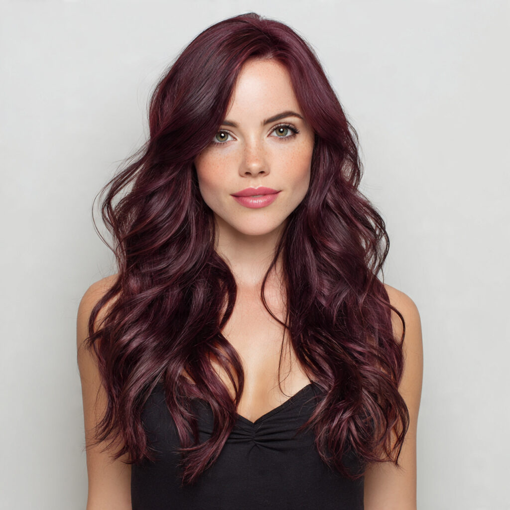 34 Romantic Valentine's Hair Color 2026 Ideas That Define Modern Romance 22 Romantic Mulberry Hair Color Ideas
