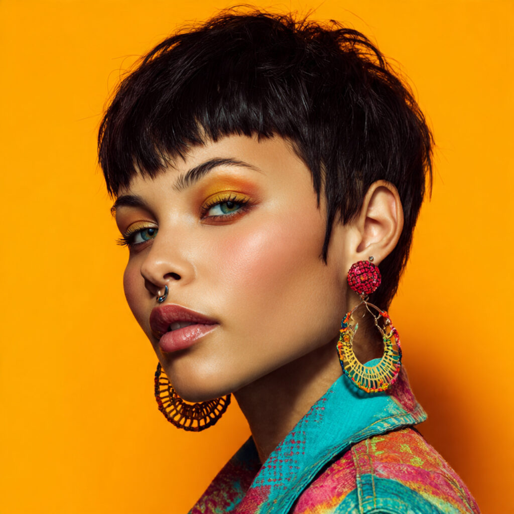 Retro-Inspired Pixie Mullet Ideas