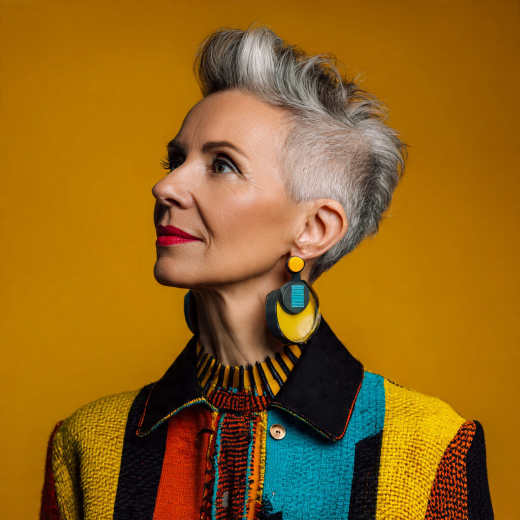 Chic Salt and Pepper Short Hair Ideas