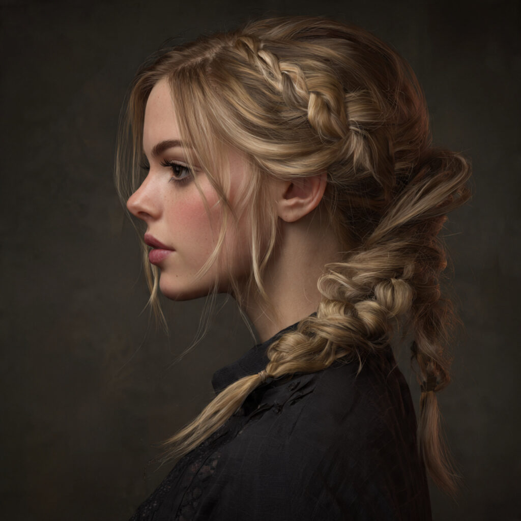 Boho Braids with Subtle Bohemian Charm