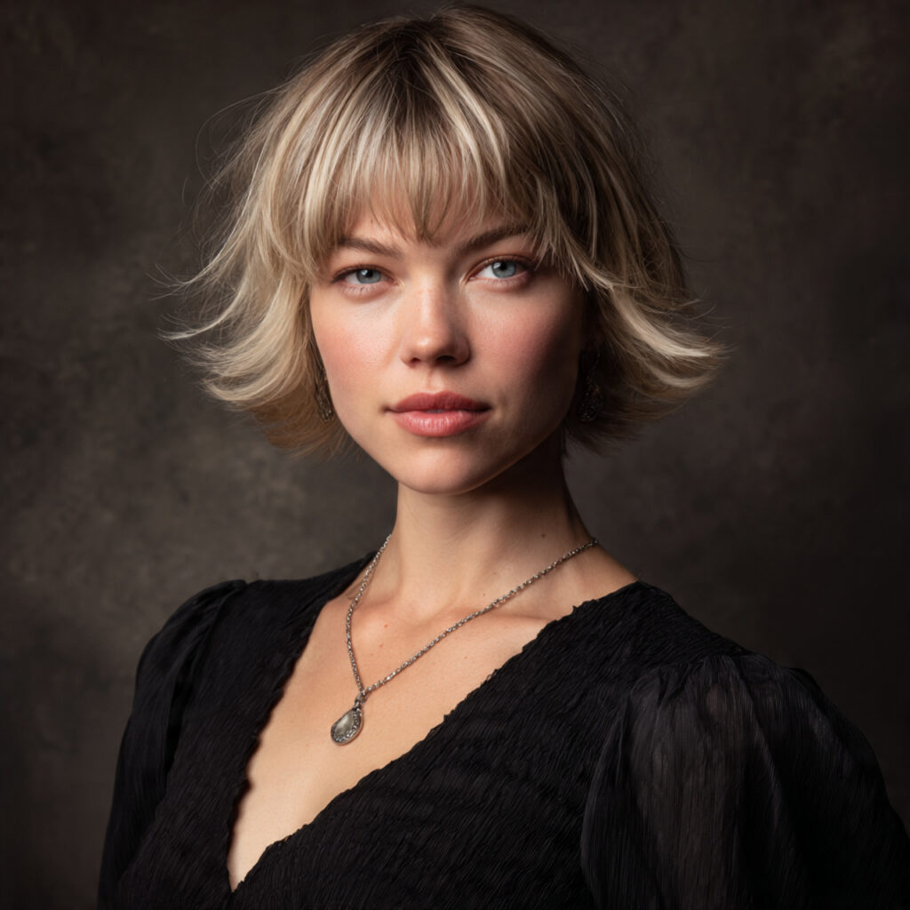 Contemporary classic wolf cut idea