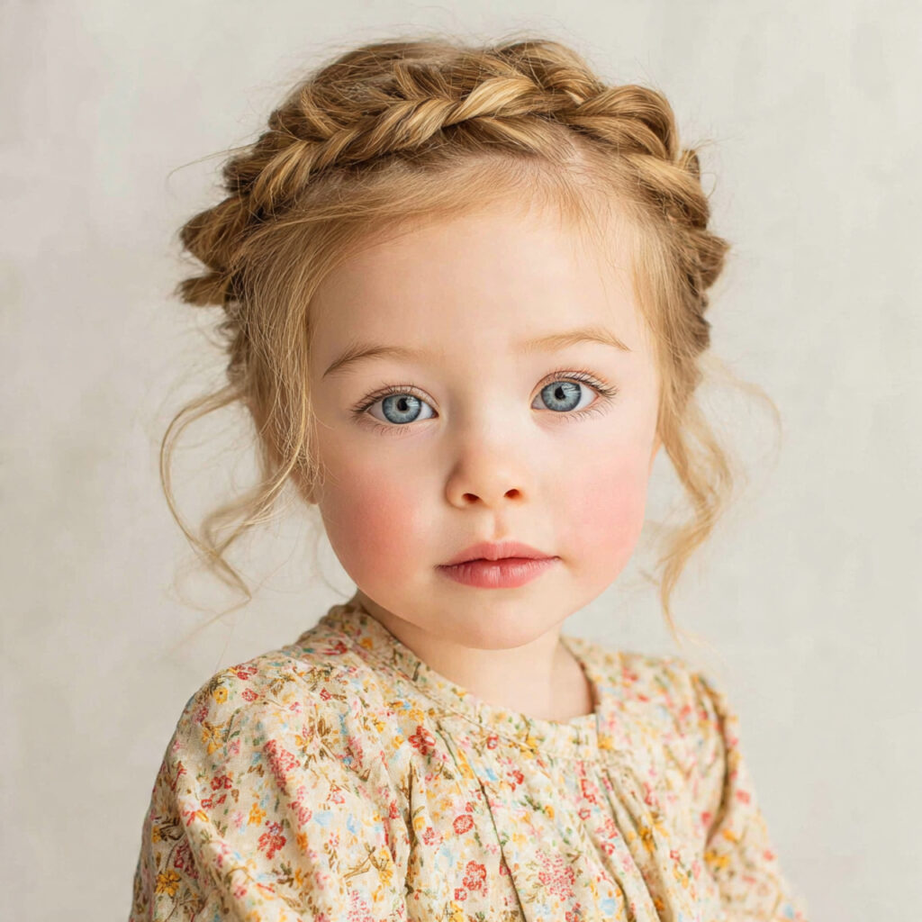 Braided Crown Hairstyle Idea