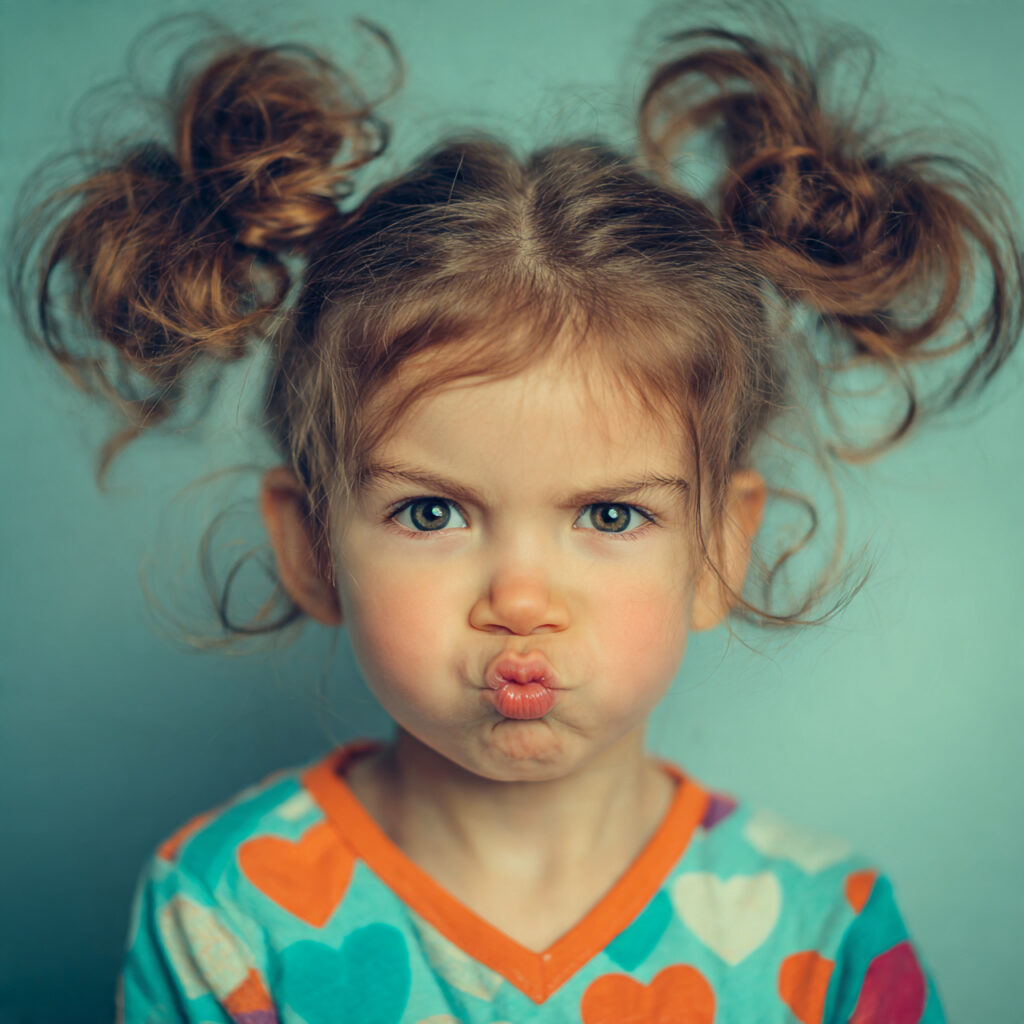 Heart-Shaped Hairstyle Idea