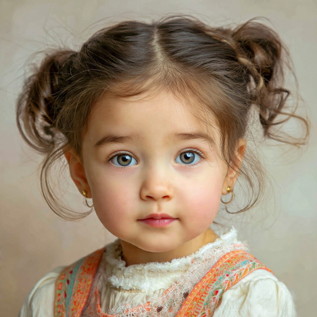 Elegant Toddler Hairstyle Idea