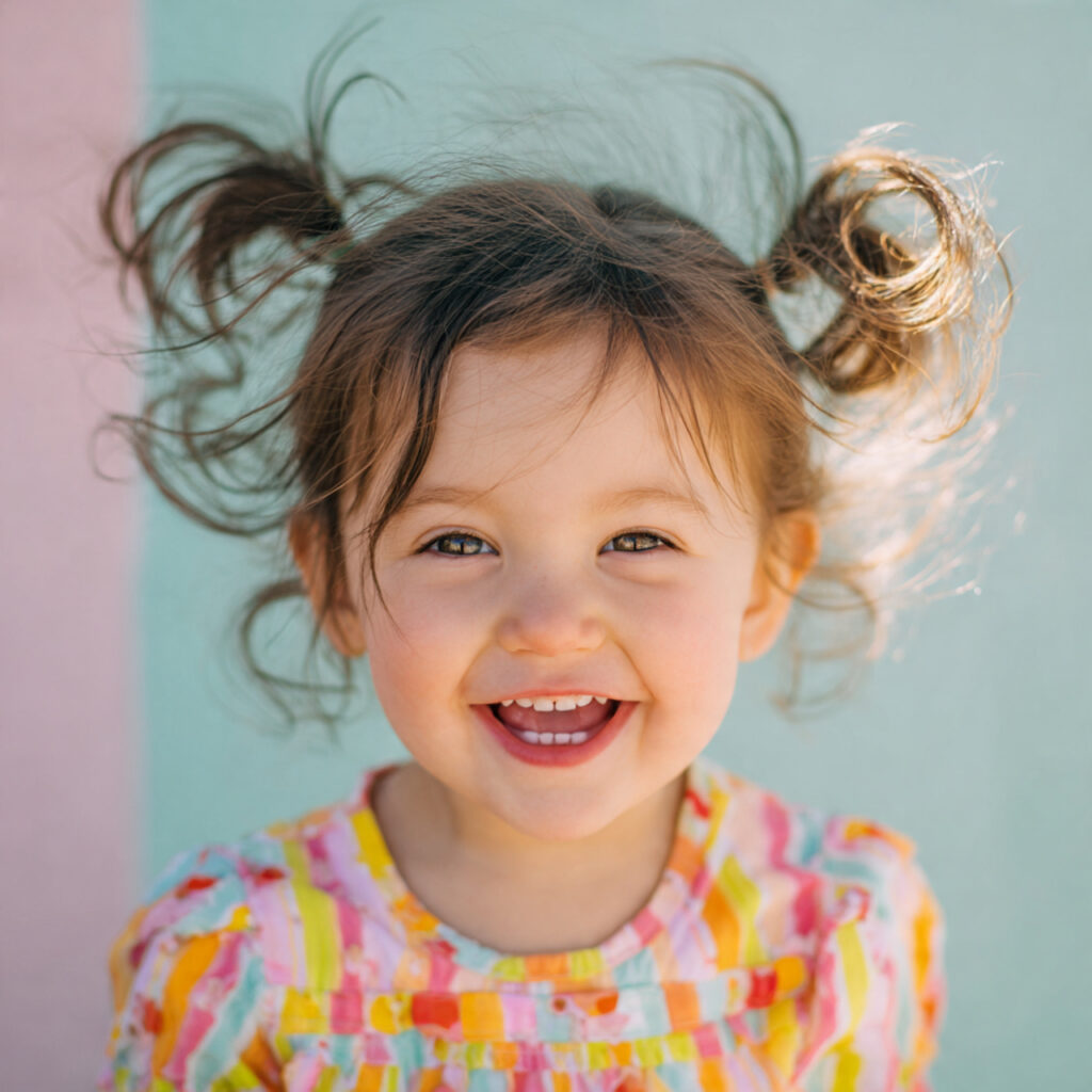 Summer Toddler Hairstyle Idea