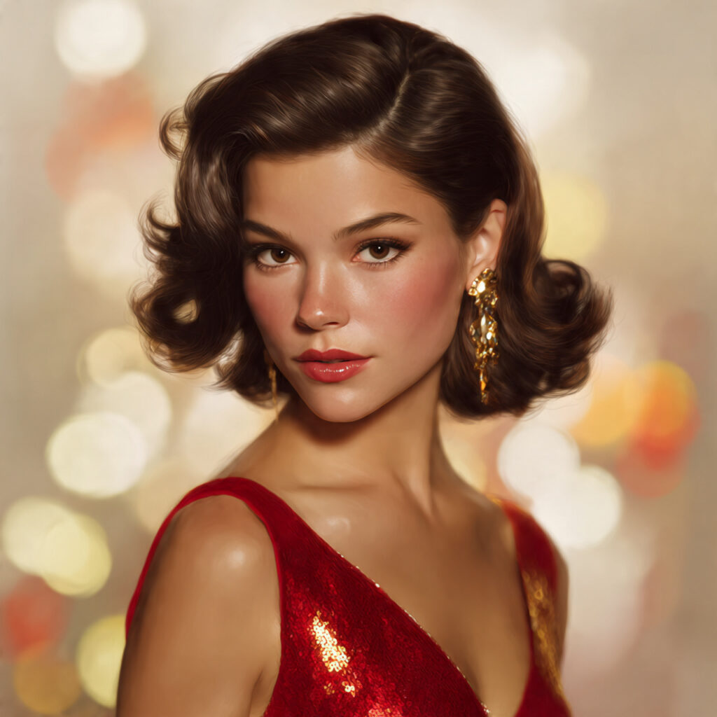 Classic Festive Glam Hairstyle Ideas