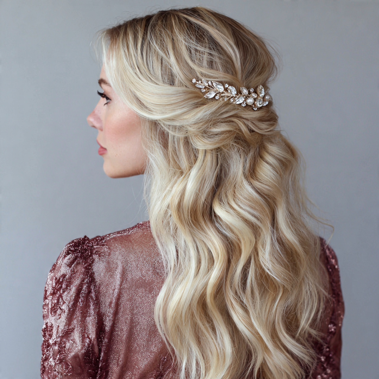 Wavy holiday hairstyles