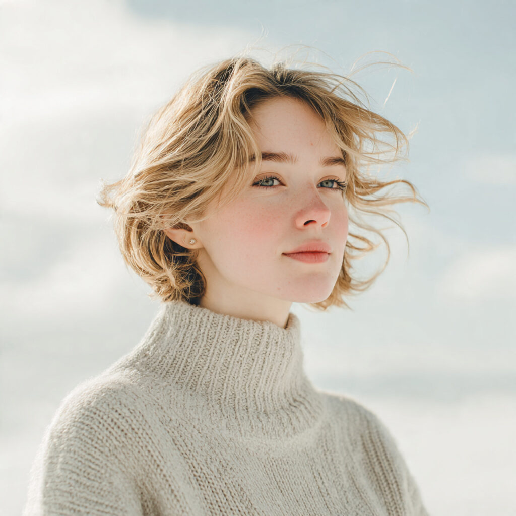 Calm Winter Aesthetic Hair Ideas