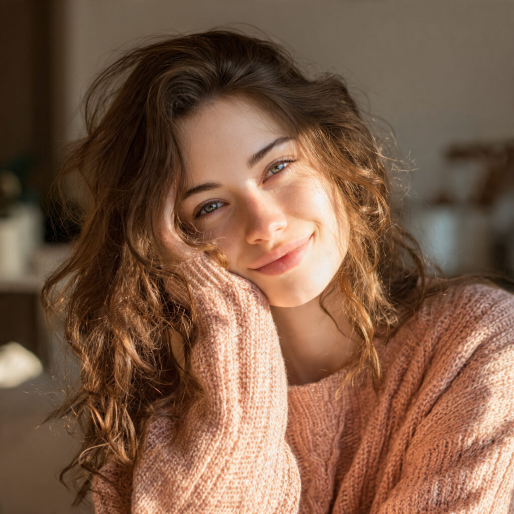 Indoor Cozy Hair Ideas