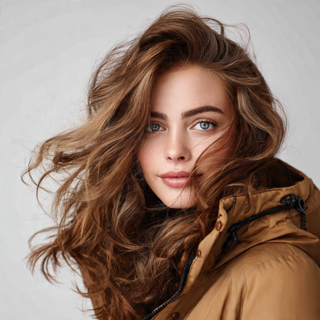 Natural Blowout Winter Hair Ideas
