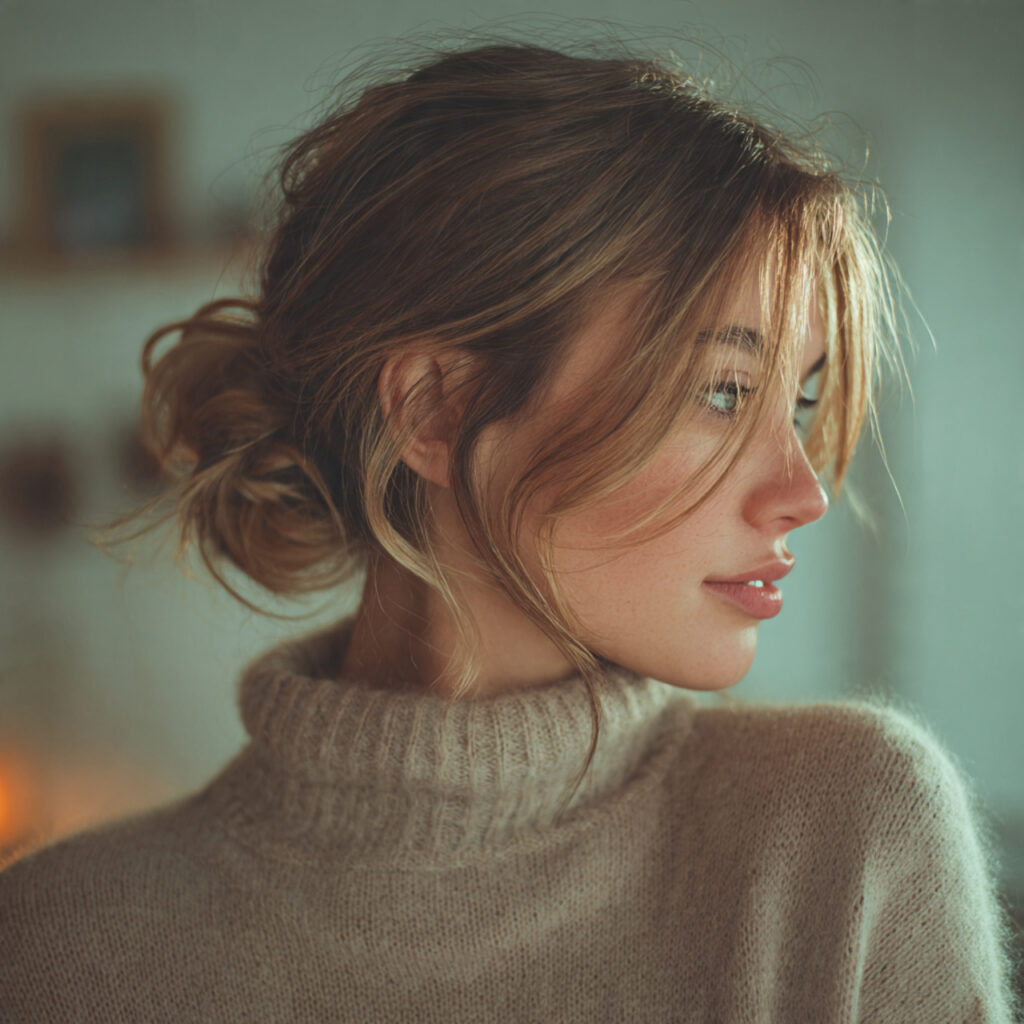 Relaxed Low Bun Hair Ideas