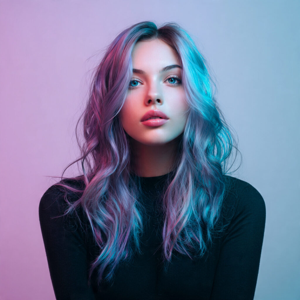 Cool-Toned Winter Hair Idea