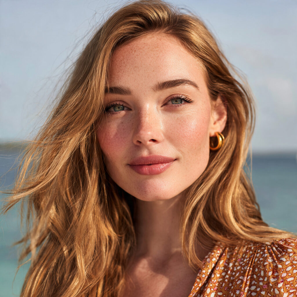 Bold Blonde Contrast on Deep Brown Hair