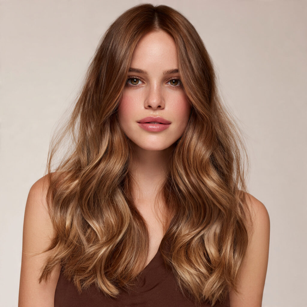 Muted Bronze Melting Hair Color Ideas
