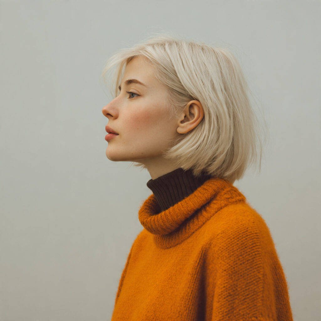 Simple Yet Stylish Winter Hair Idea