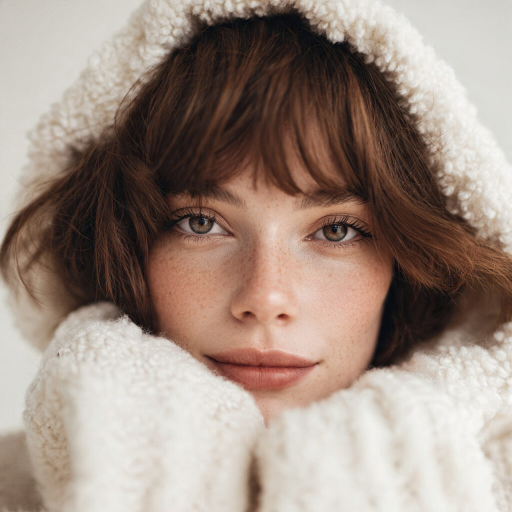 Soft Curtain Bangs Hair Ideas