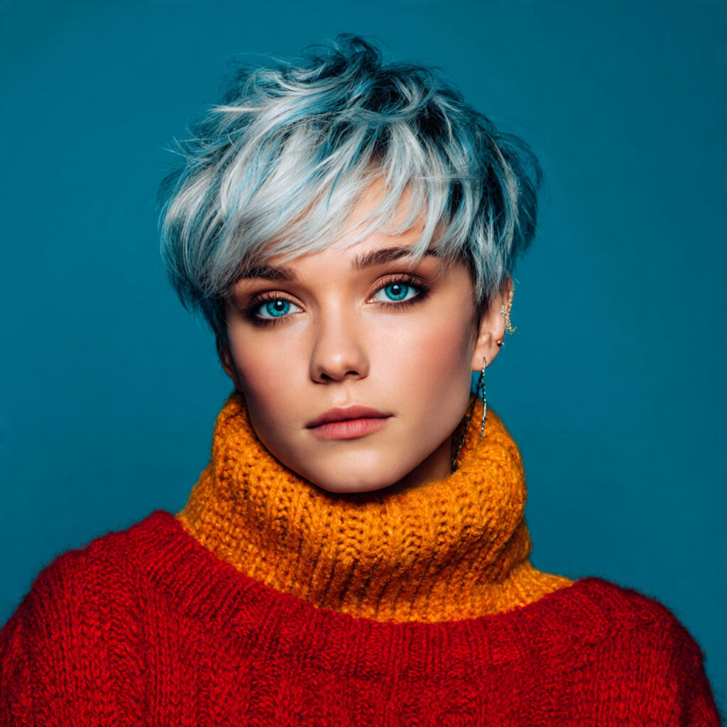 Winter Short Hair Inspiration Idea