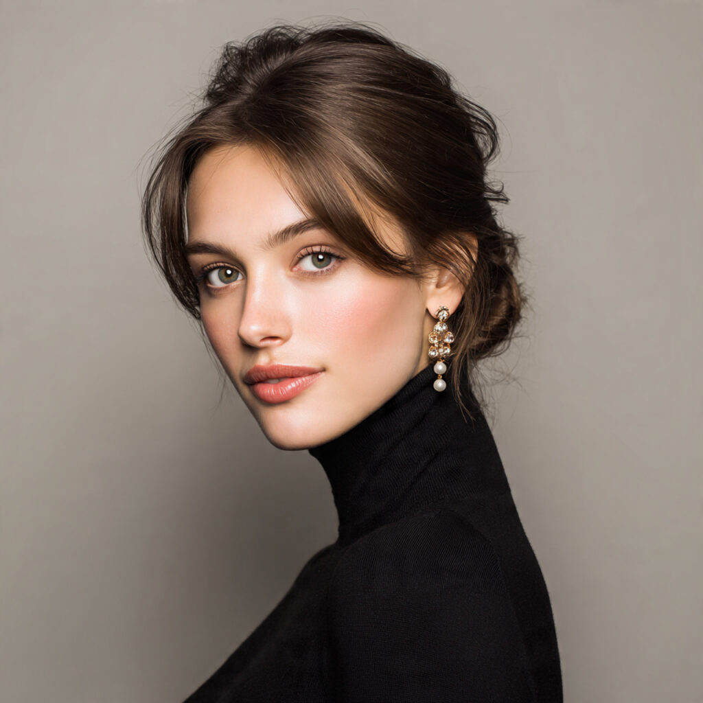 Timeless Winter Hair Look Idea