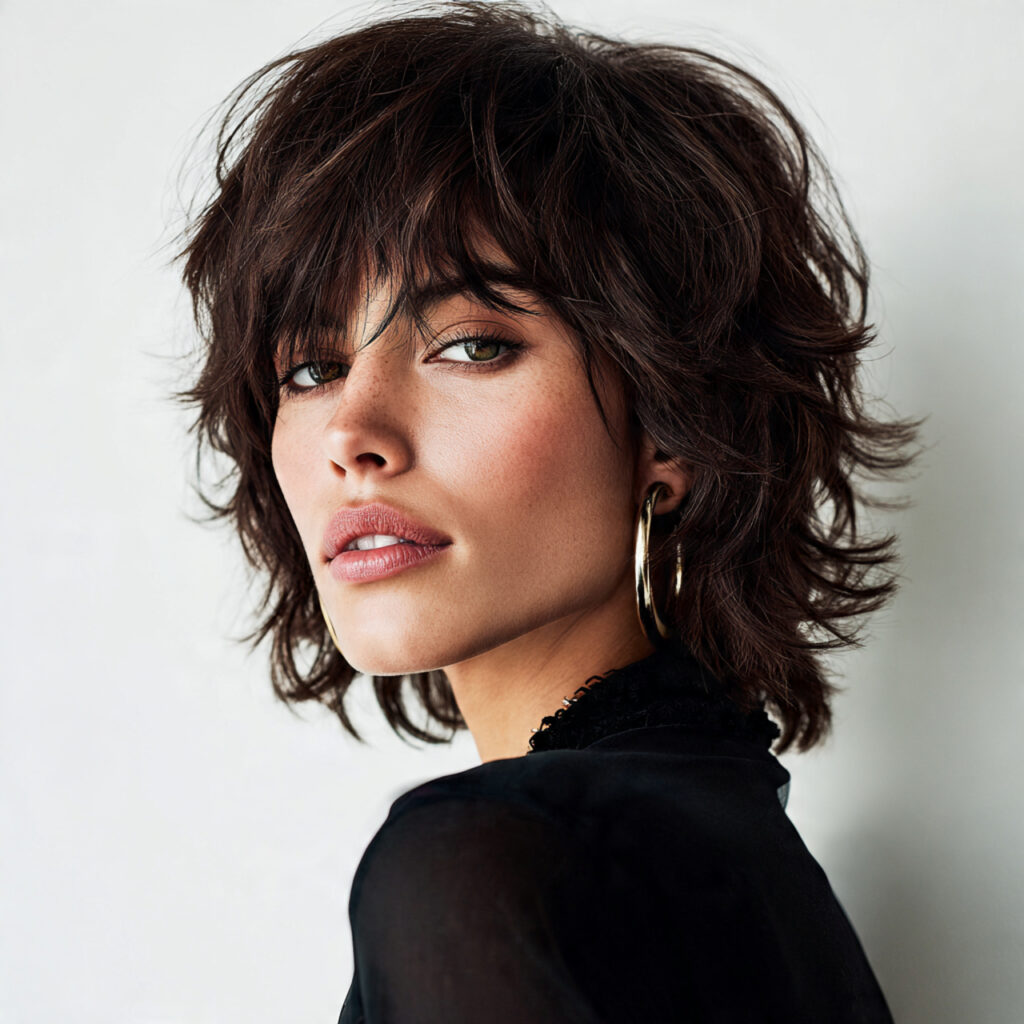 Modern Shag Layered Medium Hair Aesthetic Ideas