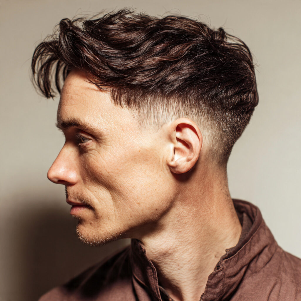 High Taper Fade with Low-Contrast Finish Idea