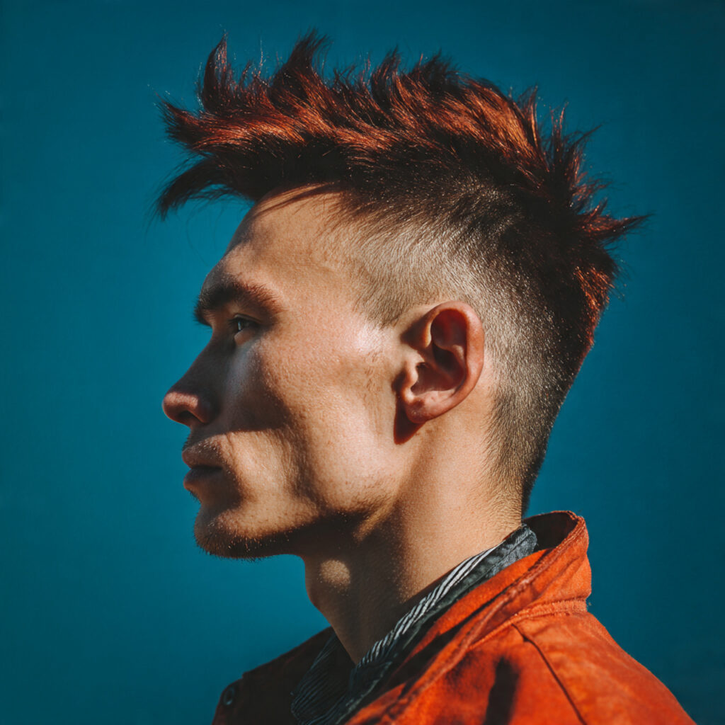 High Taper Fade with Faux Hawk Idea