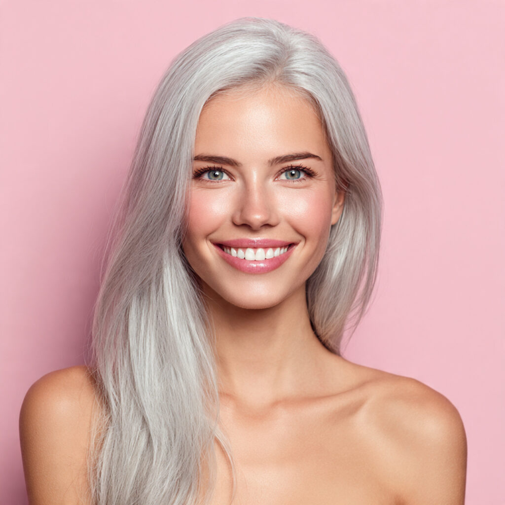 25 Elegant Hair Colors for Gray Hair Ideas for Timeless Beauty 24 Crystal Gray Hair Ideas