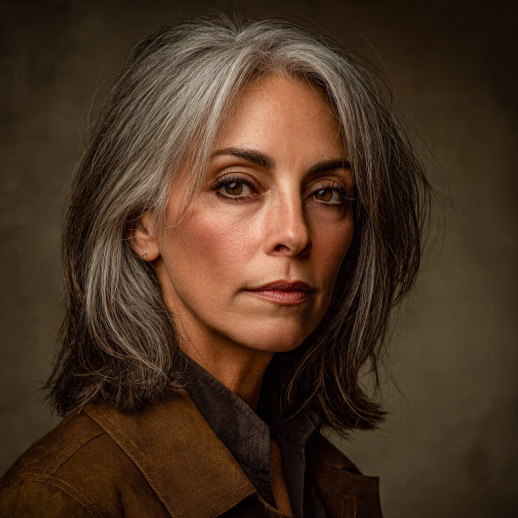 25 Elegant Hair Colors for Gray Hair Ideas for Timeless Beauty 13 Mushroom Brown Gray Ideas