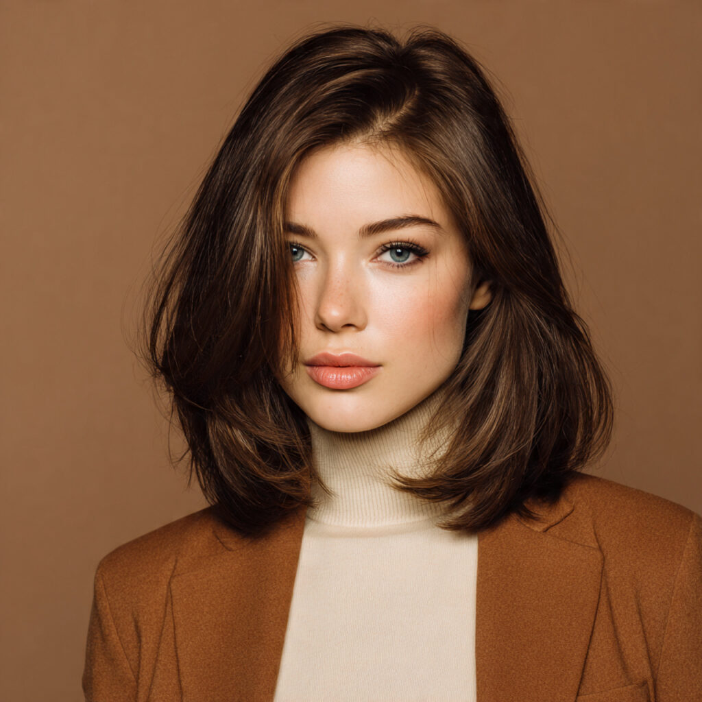 Effortless Chic Layered Medium Hair Aesthetic Ideas